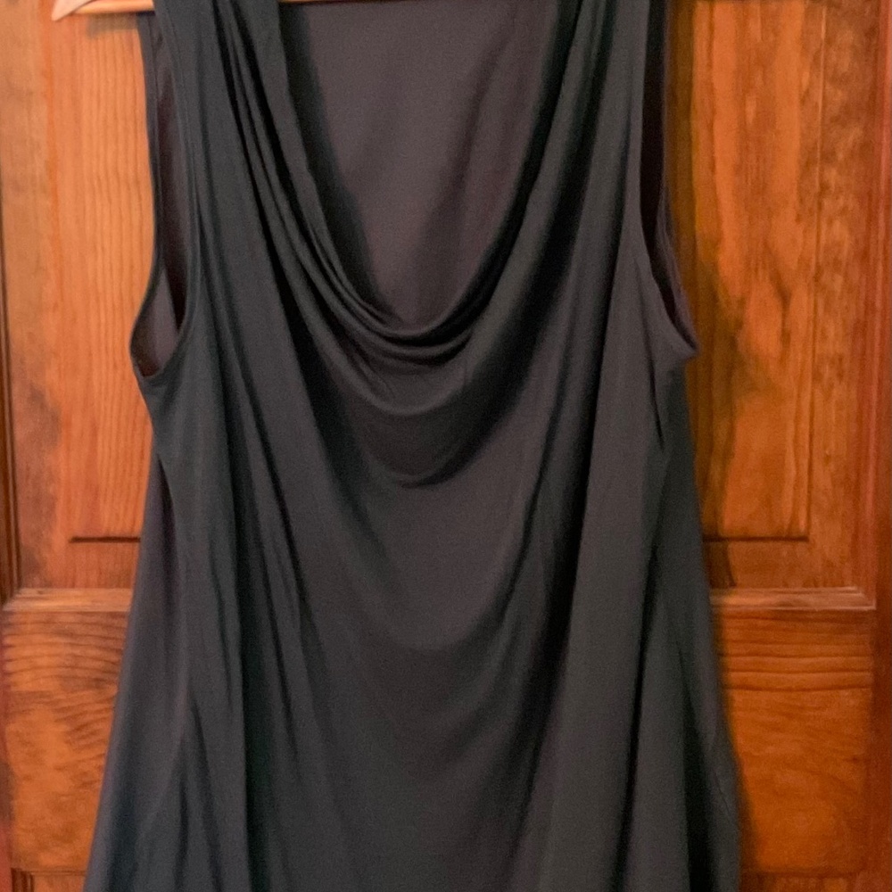 Mossimo ladies slightly sheer cowl neck top